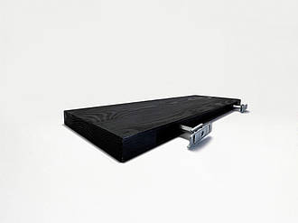 Полиця плаваюча дерев'яна на стіну, полиця дерев'яна 60см