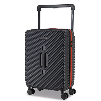 Чемодан на колесах для подорожей Swissbrand Nara (S) Black/Red (SWB_LHNAA010S) Швейцарія