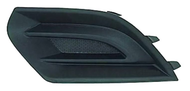 Решітка бампера переднього Opel Corsa E 14-19 FPS ліва чорна без отвору під ПТФ, фото 1