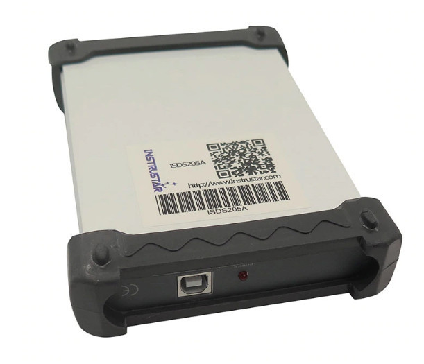 Осциллограф USB приставка INSTRUSTAR DS 205A, 2канала 20МГц 48МС/с - фото 4 - id-p2114280956