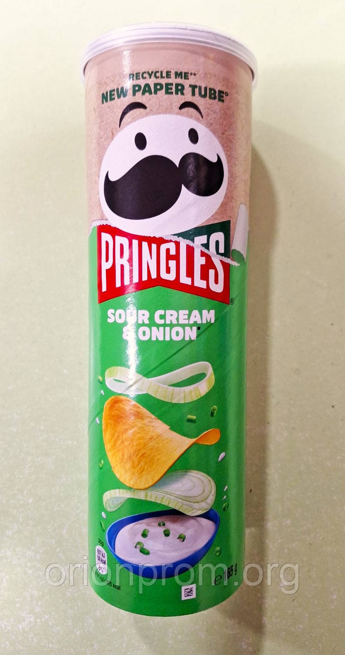 Чіпси Pringles Sour Cream & Onion 165 г