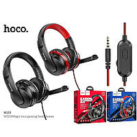 Ігрові навушники для ПК з мікрофоном Hoco W103 Magic tour gaming headphones Black