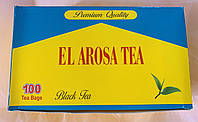 Чай египетский чёрный мелкого помола El Arosa Tea 100 пакетиков Premium Black Tea