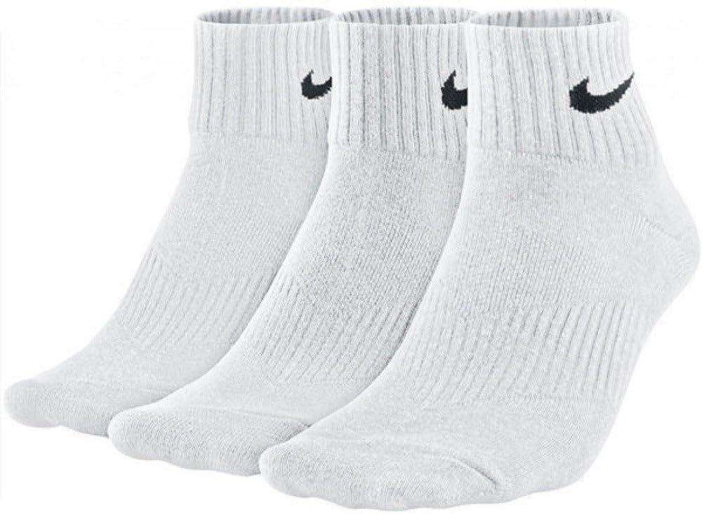 Шкарпетки спортивні Nike Perfomance Lightweight Quarter Socks 3 пари білі (SX4706-101)