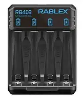 Зарядное устройство Rablex RB403 на 4 канала AA/AAA NiCd/NiMH 500mAh CH