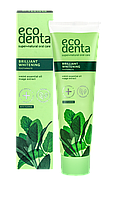 Зубная паста EcoDenta Green Brilliant Whitening с маслом мяты и шалфея (фтор 1448), 100 мл