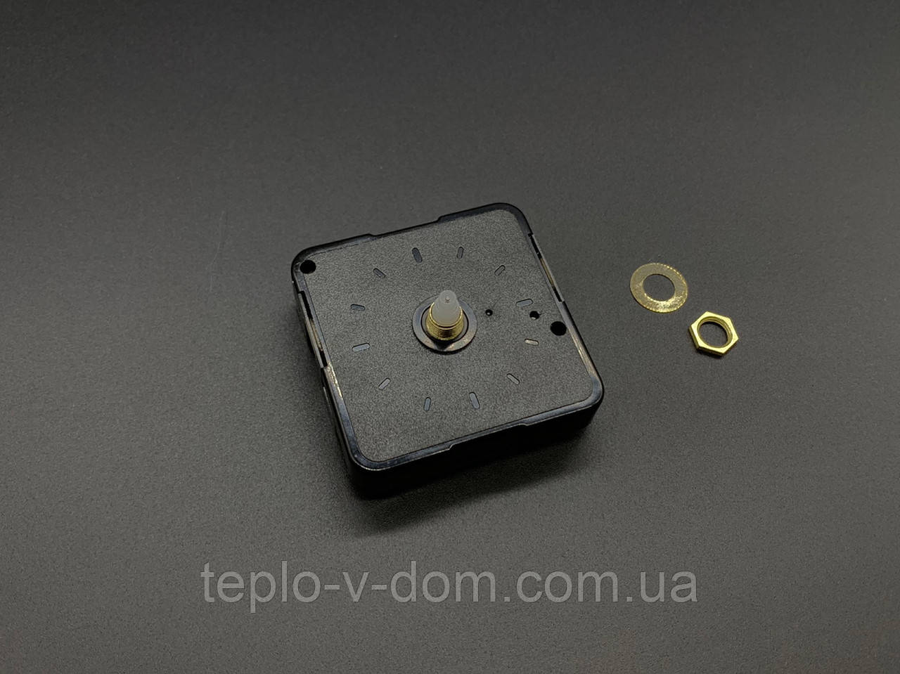 Годинникові механізми для годинників хорошої якості 55х55х16мм Шток 18мм, цокає дискретний хід, фото 1