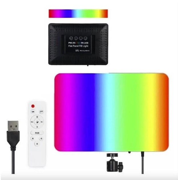 Прямокутна світлодіодна LED-лампа PM-26 RGB ORG