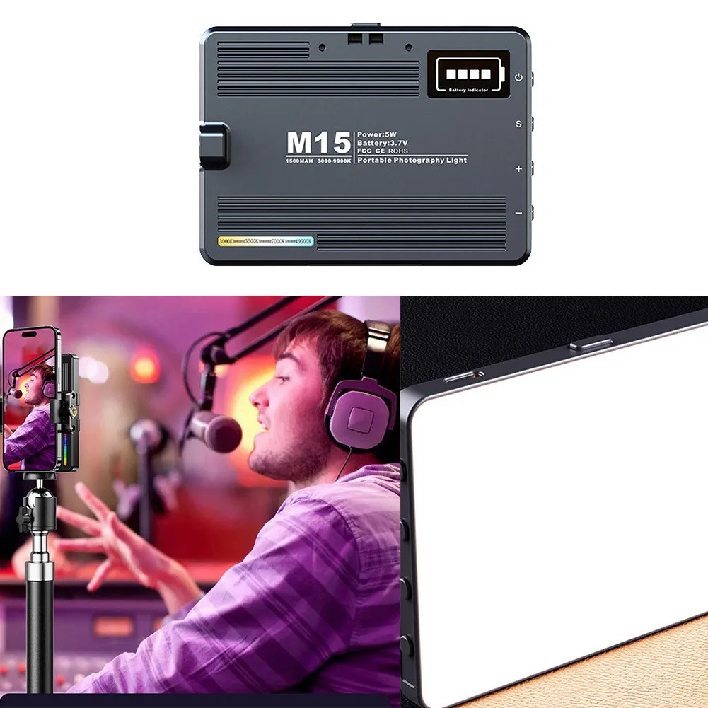 Акумуляторна світлодіодна LED-накамерна лампа M15 ORG