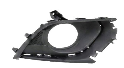 Решітка бампера переднього Opel Corsa E 14-19 FPS права чорна з отвором під ПТФ, фото 1