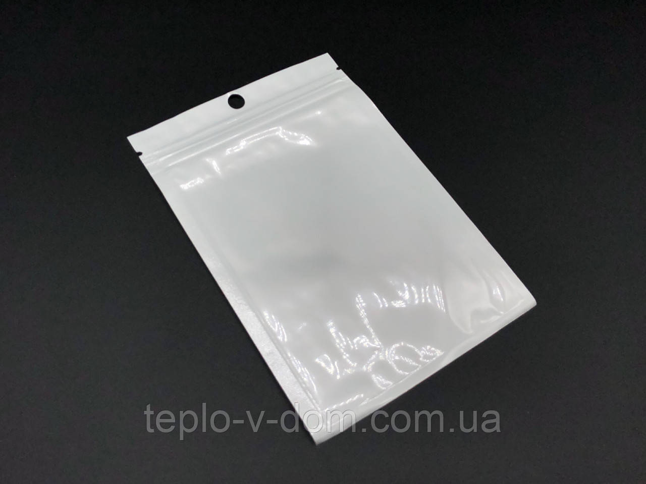 Європакети Струна з ZIP-замком і підвісом 10.5х15см 100шт/уп. біло-прозорі Зіп-Лок пакет Поліпропіленовий, фото 1