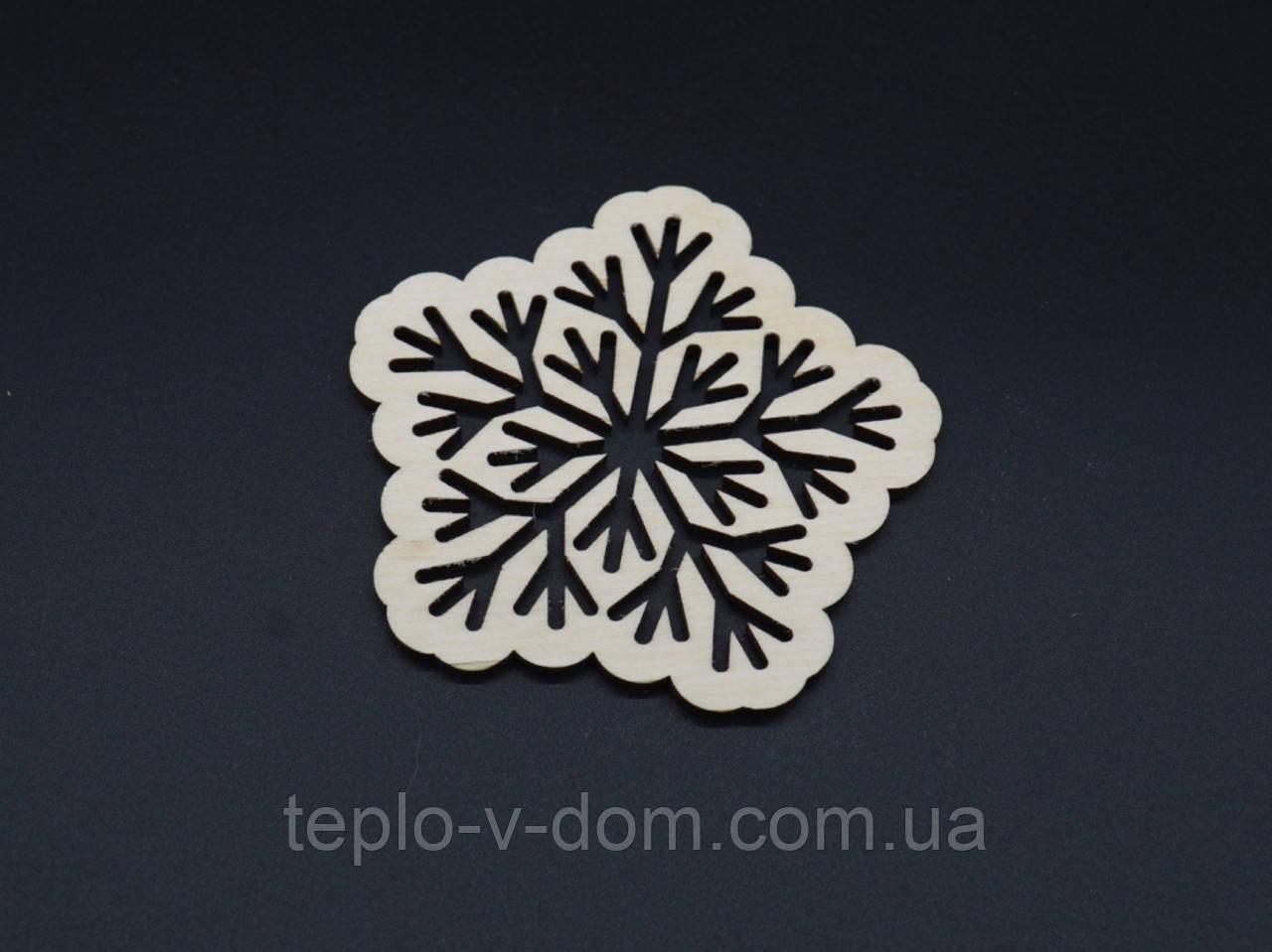 Дерев'яна новорічна заготовка під розпис. Фанера. 9см