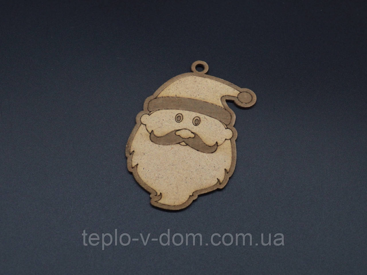 Дерев'яні новорічні заготовки для декупажу. Дід Мороз. 9см