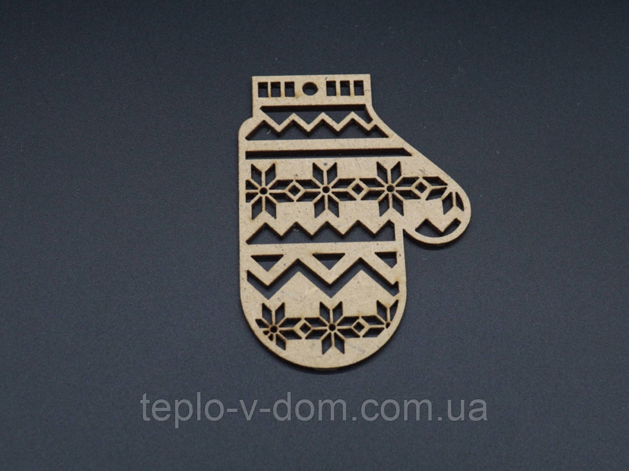 Дерев'яна рукавичка під декупаж. 9см