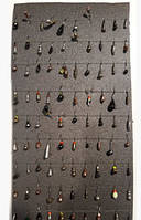 Набір вольфрамових блешень (North Island) на планшеті №1