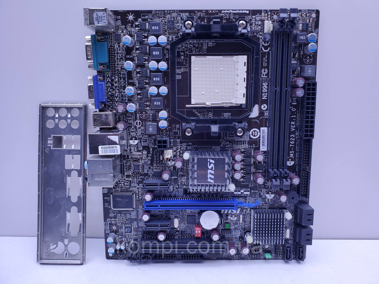 Материнська плата MSI 740GM-P25 (Socket AM3, DDR3, б/у)