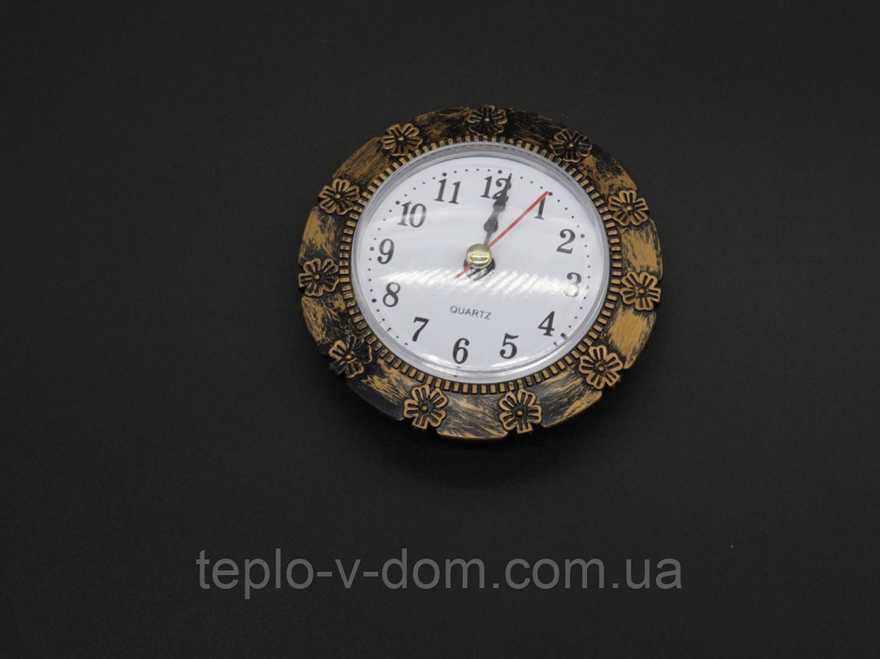 Механізми годинникові безшумні кварцові 8см годинник круглий настінний кварцовий на батарейках, фото 1