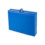 Косметологічна кушетка м'яка 180х60см, Масажна кушетка складна, Складаний масажний стіл Синій !!!, фото 6