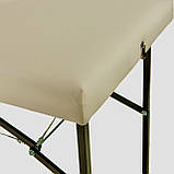 Автоматична косметологічна кушетка 190х70 см М'яка, Складаний масажний стіл Бежевий !!!, фото 2