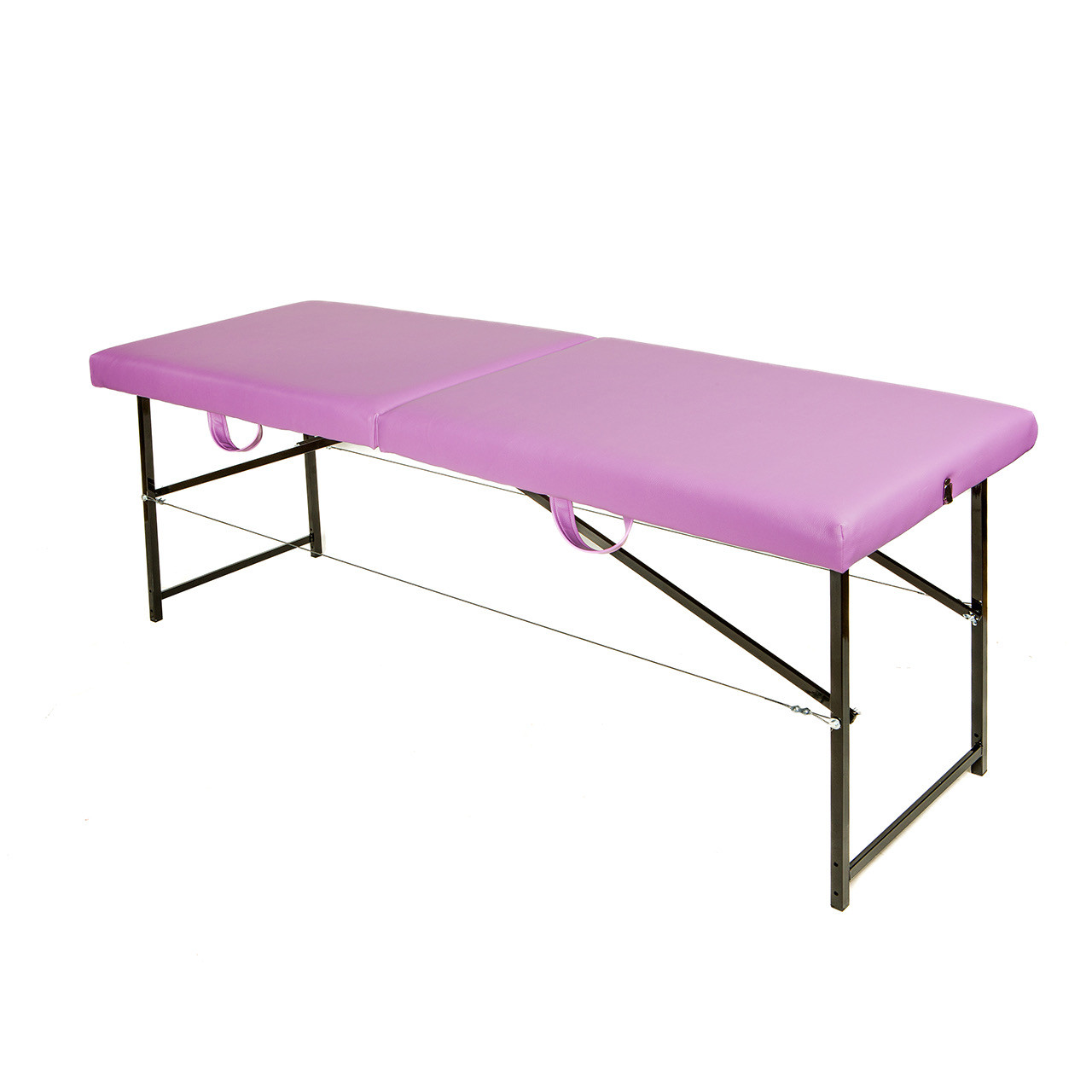 Косметологічна кушетка 180х60см, Масажна кушетка складна переносна, Розклдадний масажний стіл Фіолетовий !!!, фото 1