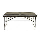 Кушетка косметологічна регульована 180х60см, Кушетка для масажу переносна, Складаний масажний стіл !!!, фото 2