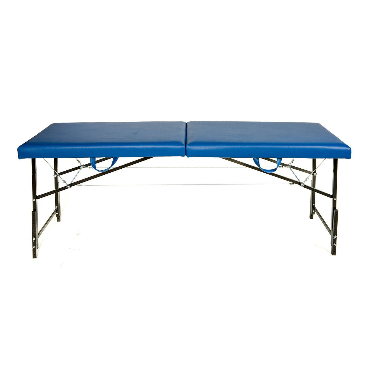 Кушетка косметологічна регульована 180х60см, Кушетка для масажу переносна, Складаний масажний стіл Синій !!!, фото 1