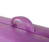 Кушетка косметологічна регульована 180х60см, Кушетка для масажу переносна, Складаний масажний стіл Фіолетовий !!!, фото 8
