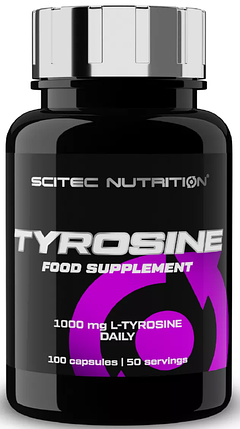 Тирозин Scitec Tyrosine 100 caps, фото 1