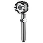 Насадка лійка для душу, 3 режими / Масажна лійка на кран з перемикачем / Турбо лійка з обертанням на 360°, фото 3