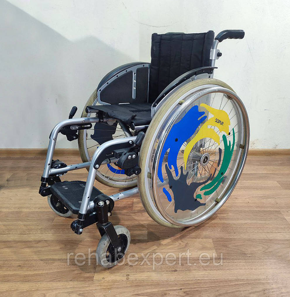 Б/У Активна інвалідна коляска Sunrise Medical Sopur Youngster 3 Active Wheelchair 31 см (Used)