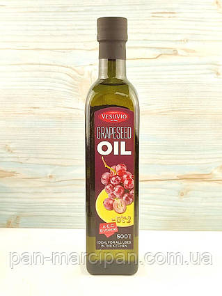 Олія виноградних кісточок Vesuvio Grapeseed Oil 500 мл (Греція)