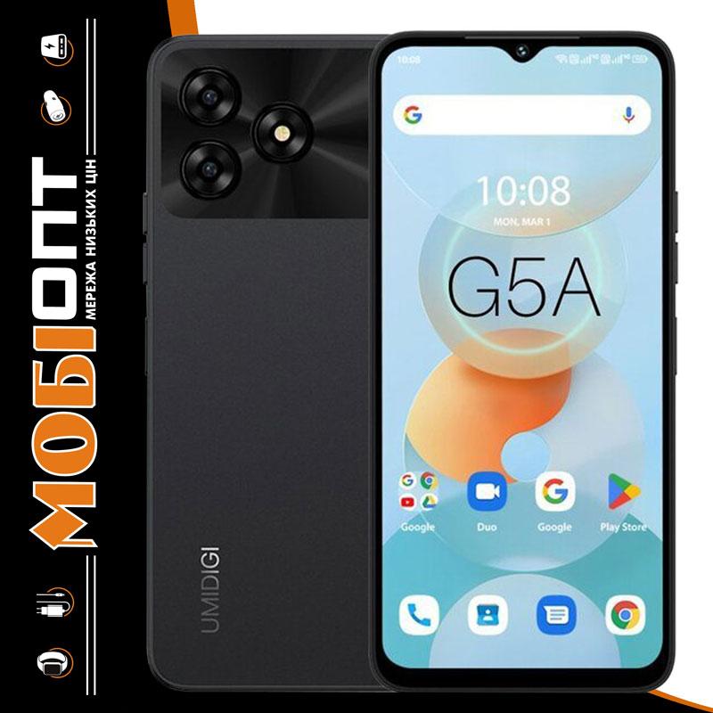 Смартфон UMIDIGI G5A (MP38) 4/64Gb Graphite Black UA UCRF