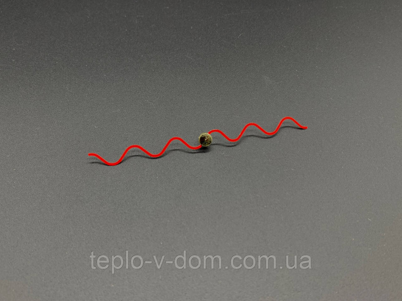 Секундна стрілка хвиляста червона для виготовлення настінного годинника довжиною 10 см