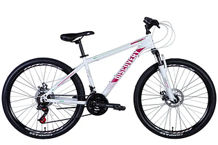 Велосипед гірський спортивний ST 26" Discovery RIDER AM DD рама-16" білий (м) 2024