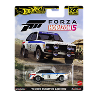 Машинка Premium Hot Wheels Ford Escort RS Forza Horizon 5 Pop Culture 1:64 HKC23 White