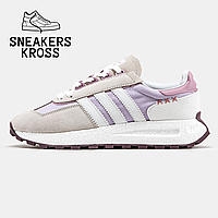 Женские кроссовки Adidas Retropy E5 Purple White, Адидас ретропи белые, Adidas originals retropy