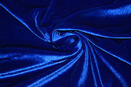 Оксамит. Колір синій. Погон 1,5 метра.150гр/1м²