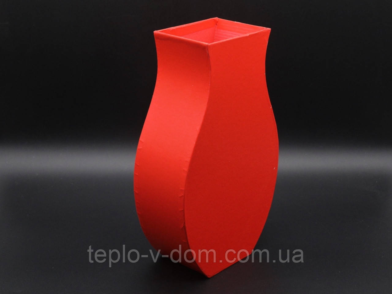 Коробки для квітів. Ваза. Колір червоний. 27х16х7м, фото 1
