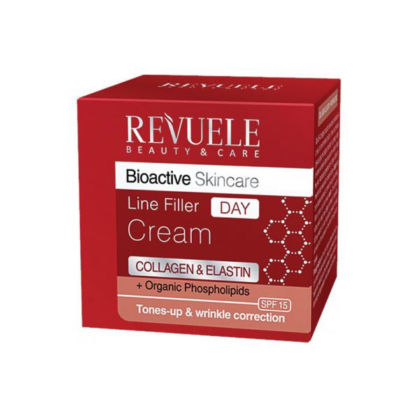 Денний крем-філер для обличчя Revuele Bioactive Колаген та Еластин