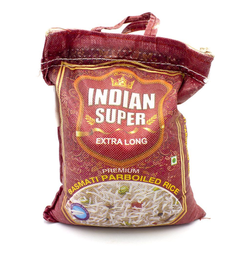 Рис пропарений басматі Indian Super Extra Long Basmati 5 кг