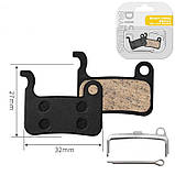 Гальмівні колодки для велосипеда дискові 27мм*32мм (пара) VIQ-004 для Shimano Dero M596 M601 M775 JK-1, фото 2