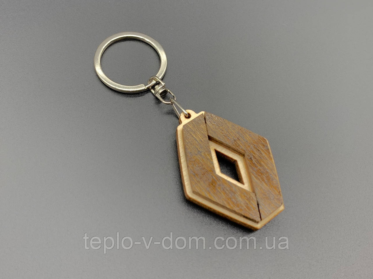 Брелок дерев'яний Renault. 5см