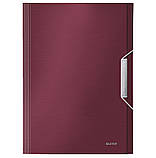 Папка з відділеннями LEITZ WOW на 250арк., гранатовий (3957-00-28), фото 3
