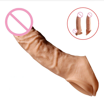 Насадка на пеніс силконова рожева Flight of Fancy 16см як справжній