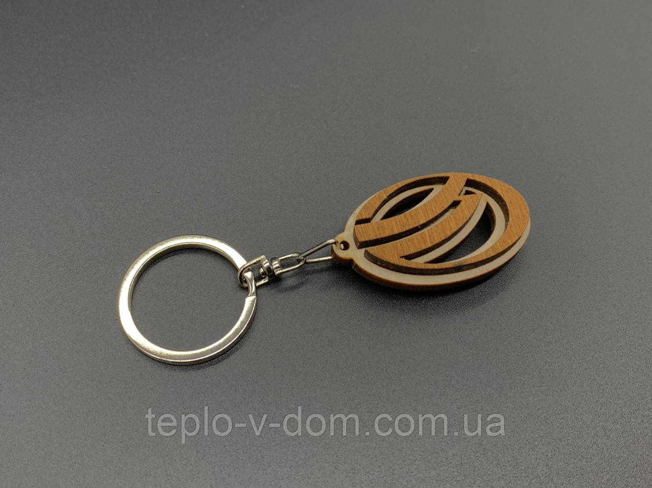 Брелок дерев'яний ЗАЗ - Таврія. 4,5 см