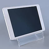 Підставка для планшета з цінникотримачем, акрил 2 мм, фото 2