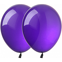 Латексна кулька Kalisan фіолетова (Violet) кристал 12"(30см) 100шт