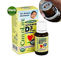 ChildLife Essentials, органічний вітамін D3 для немовлят, натуральні ягоди, 6,25 мл