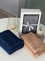 Подарочный набор полотенец Versace 50х90 см 1 шт, 70х140 см 1 шт.