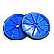 Колесо (ролик) для преса подвійне d-18см синє, фото 3